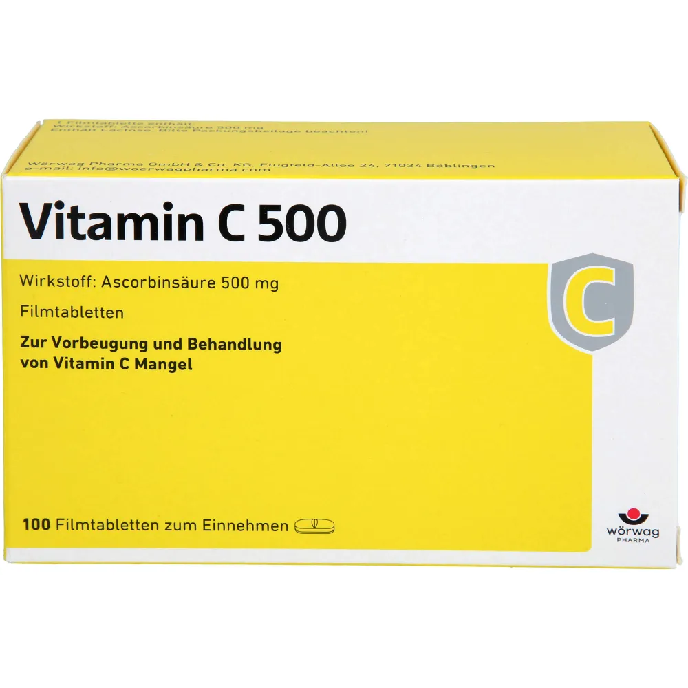 Vitamin C 500 Filmtabletten 100 St