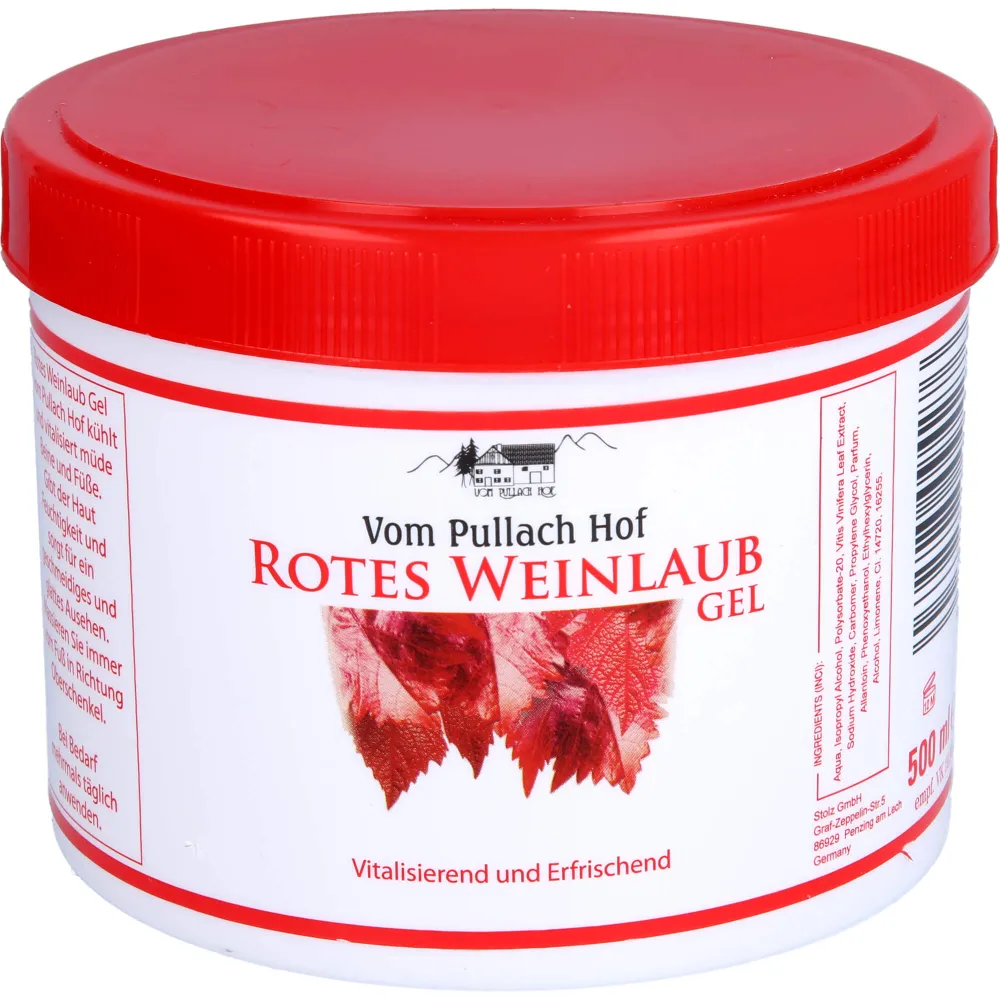 Rotes Weinlaub Gel 500 ml