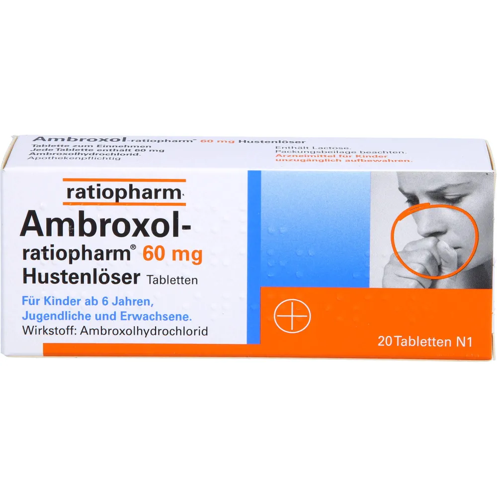 Ambroxol-ratiopharm 60 mg Hustenlöser Tabletten 20 St