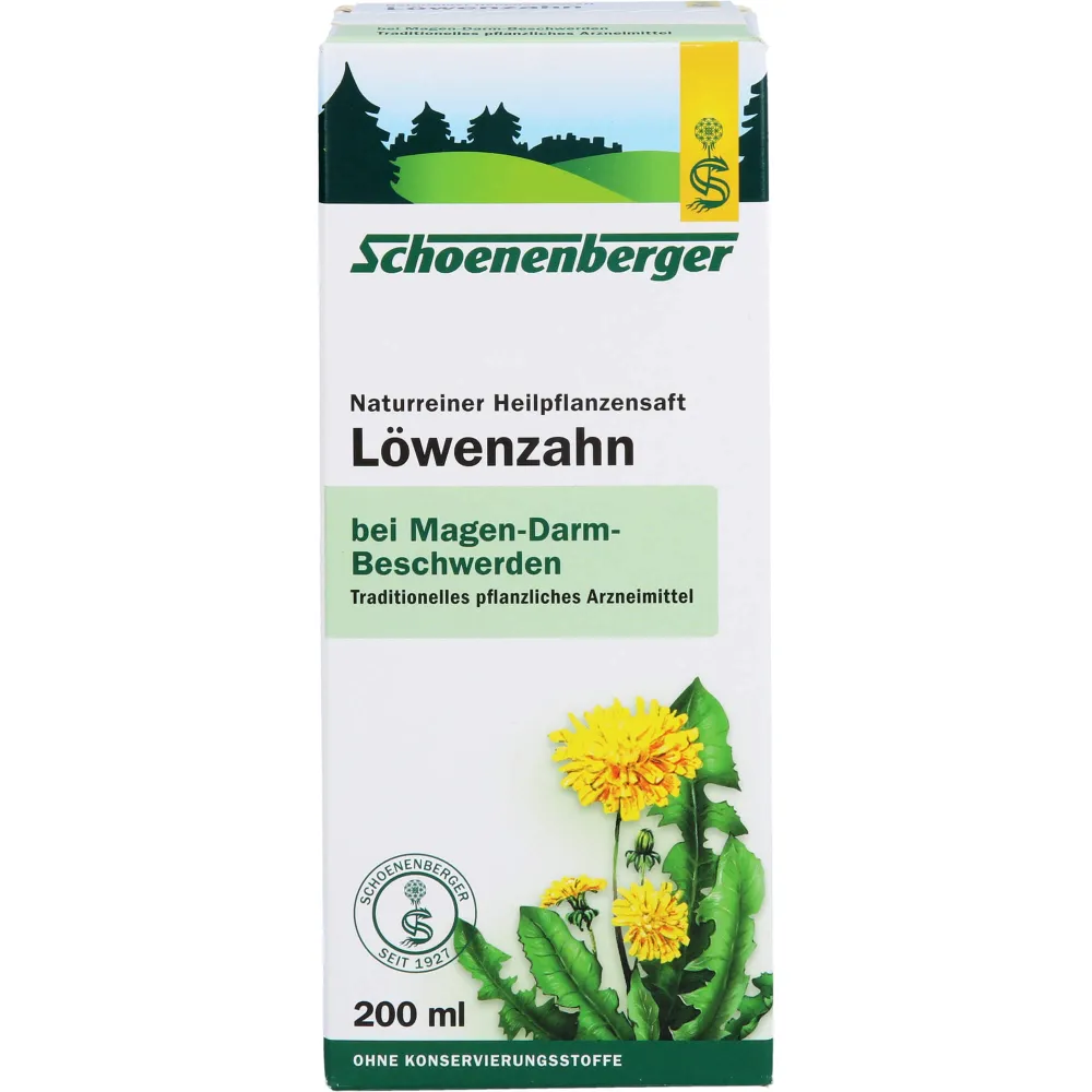 Löwenzahn Saft Schoenenberger 200 ml
