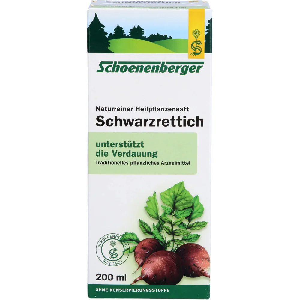 Schwarzrettich Schoenenberger Heilpflanzensäfte 200 ml