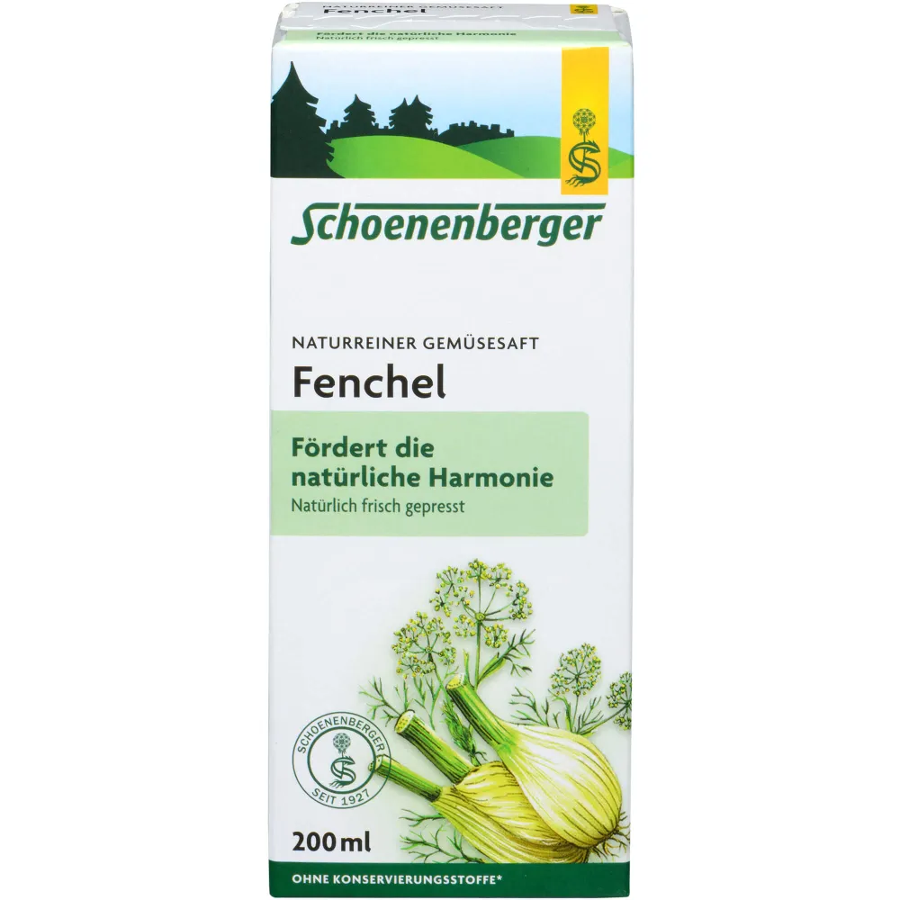 Fenchel Saft Schoenenberger Heilpflanzensäfte 200 ml