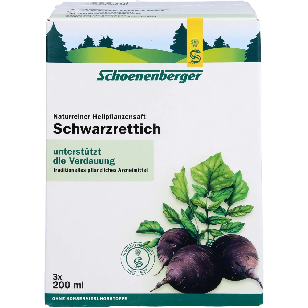 Schwarzrettich Schoenenberger Heilpflanzensäfte 600 ml