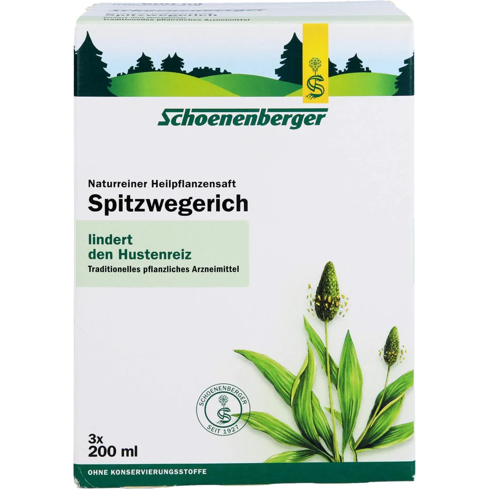 Spitzwegerichsaft Schoenenberger 600 ml