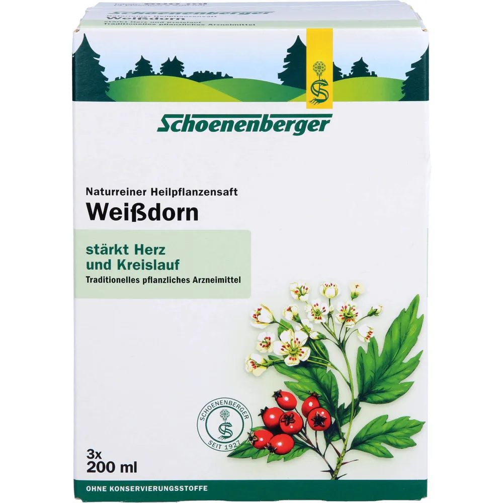 Weissdorn Saft Schoenenberger Heilpflanzensäfte 600 ml