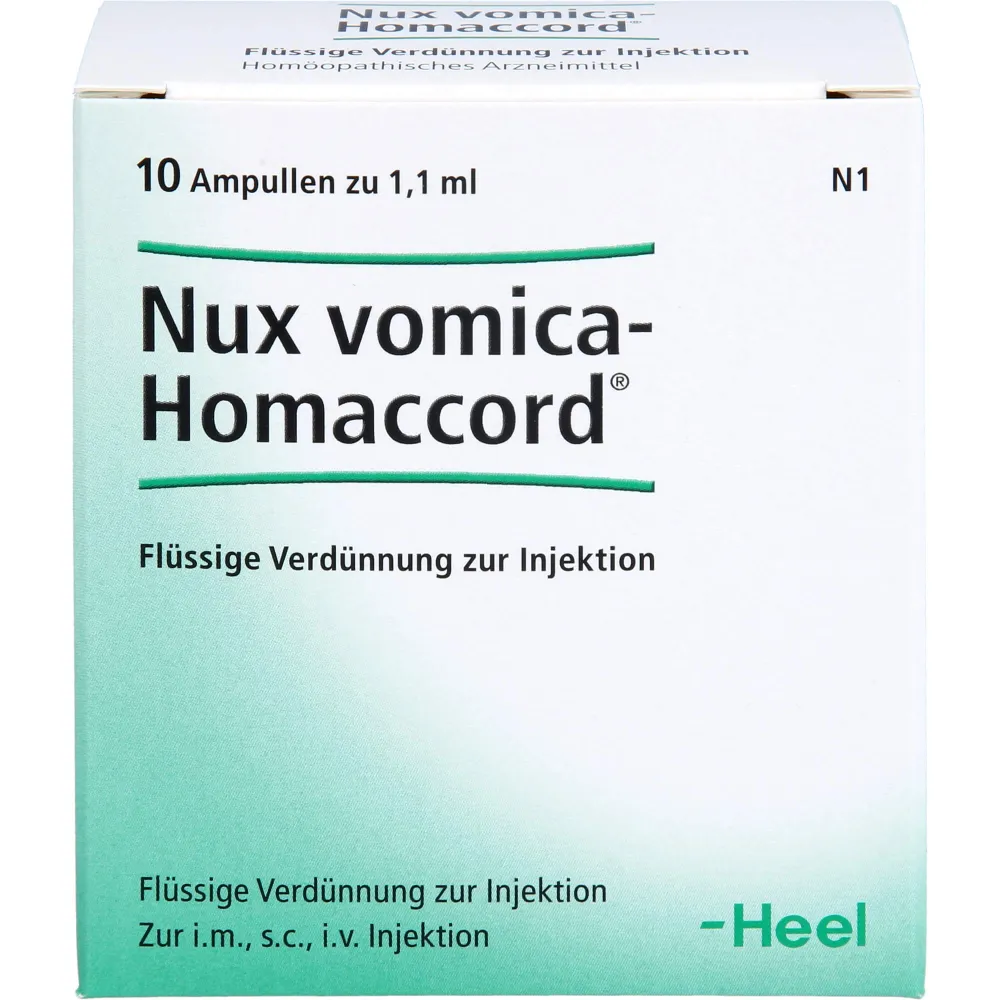 Nux Vomica Homaccord Ampullen 10 St