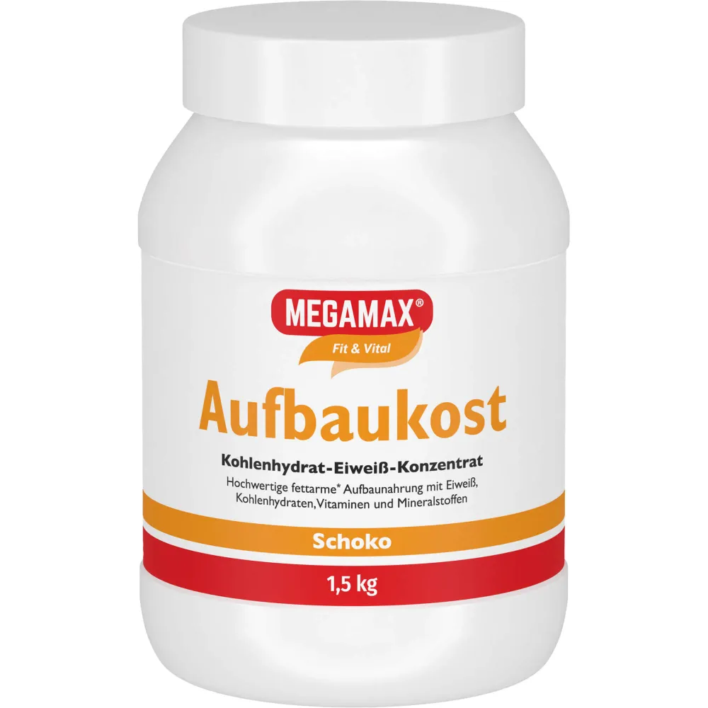 Megamax Aufbaukost Schoko Pulver 1,5 kg