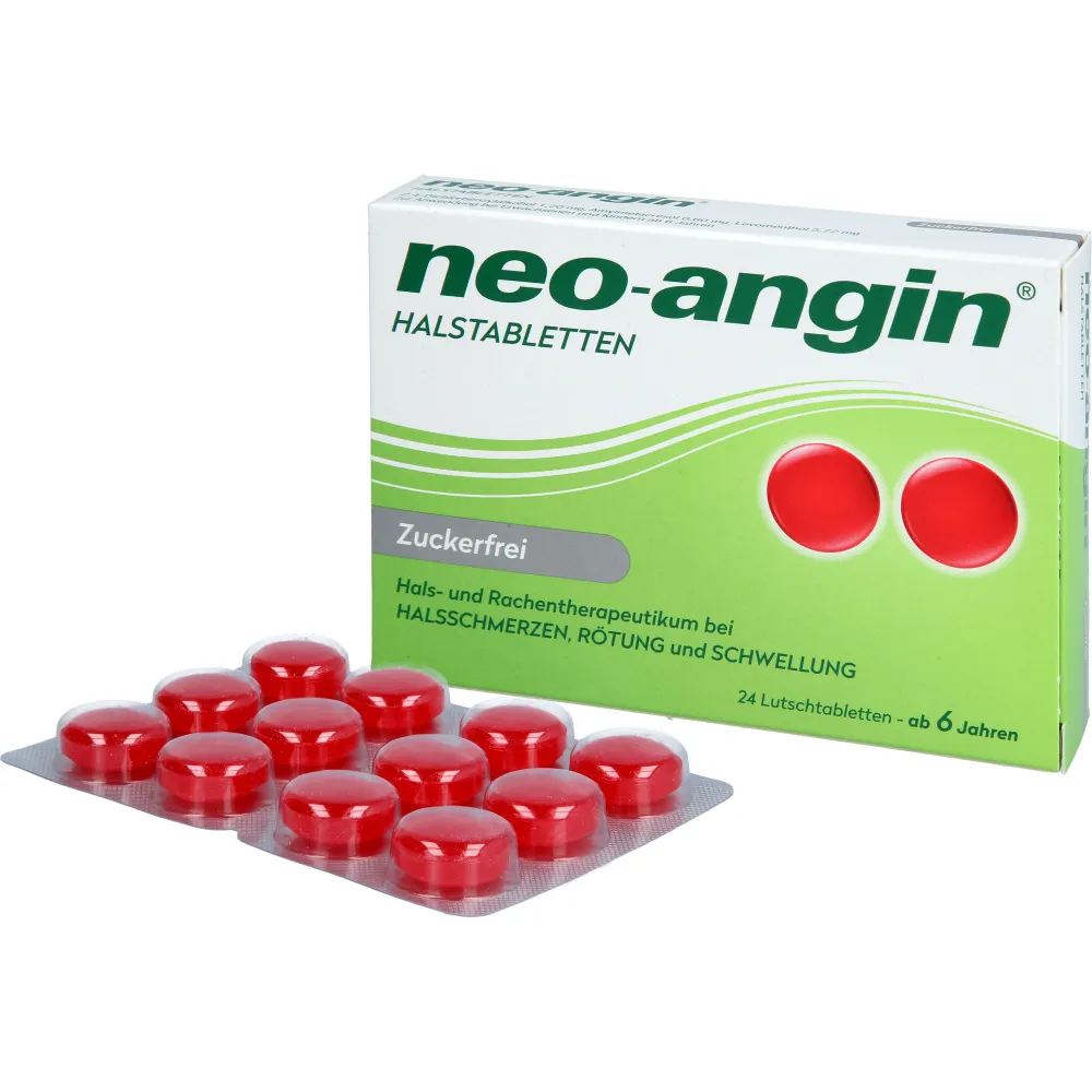 Neo-Angin Halstabletten zuckerfrei 24 St