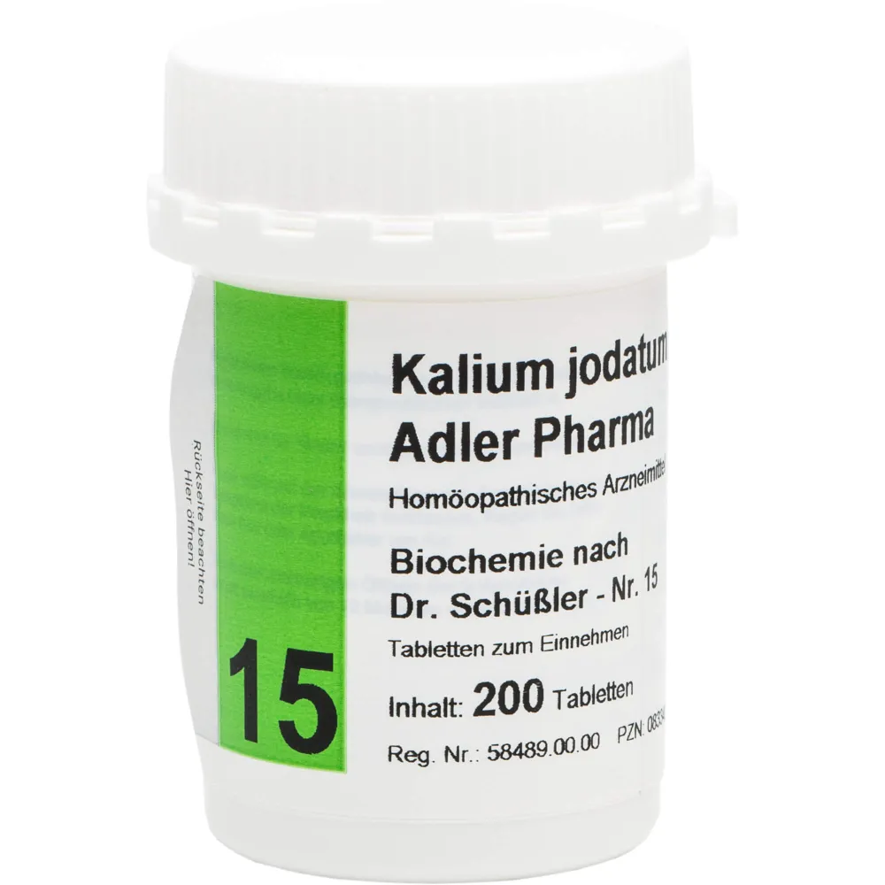Biochemie Adler 15 Kalium jodatum D 12 Tabletten 200 St