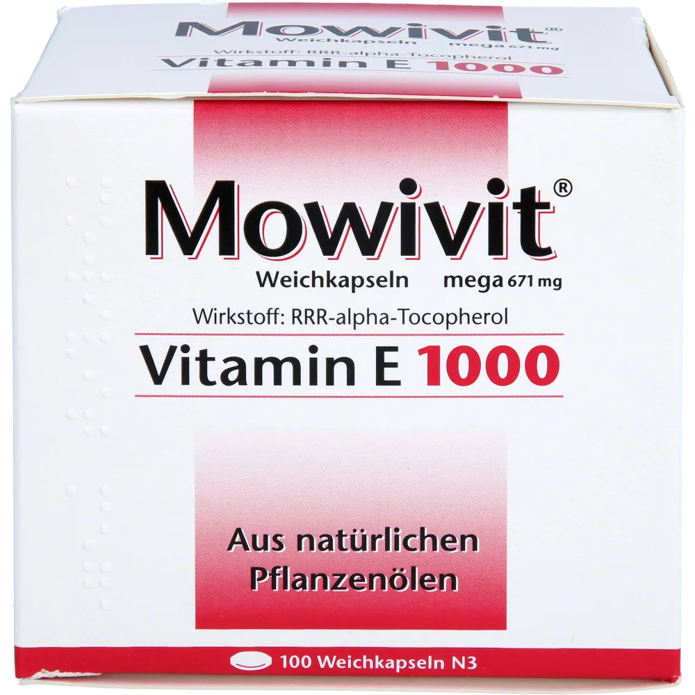Mowivit Vitamin E 1000 Kapseln 100 St