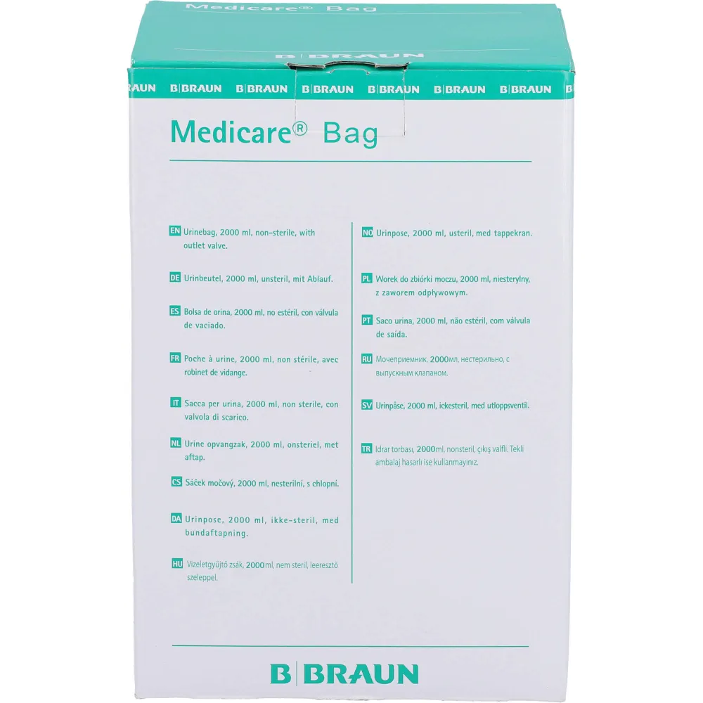 Medicare Bettbtl.unst.2 l m.120cm-Schlauch Ablauf 10 St