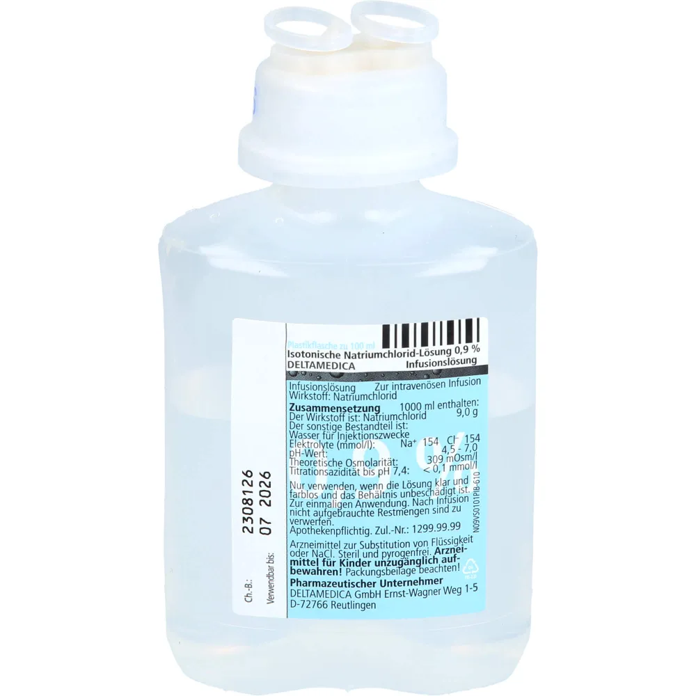 Isotonische NaCl 0,9% Deltamedica Inf.-Lsg.Plastik 1000 ml