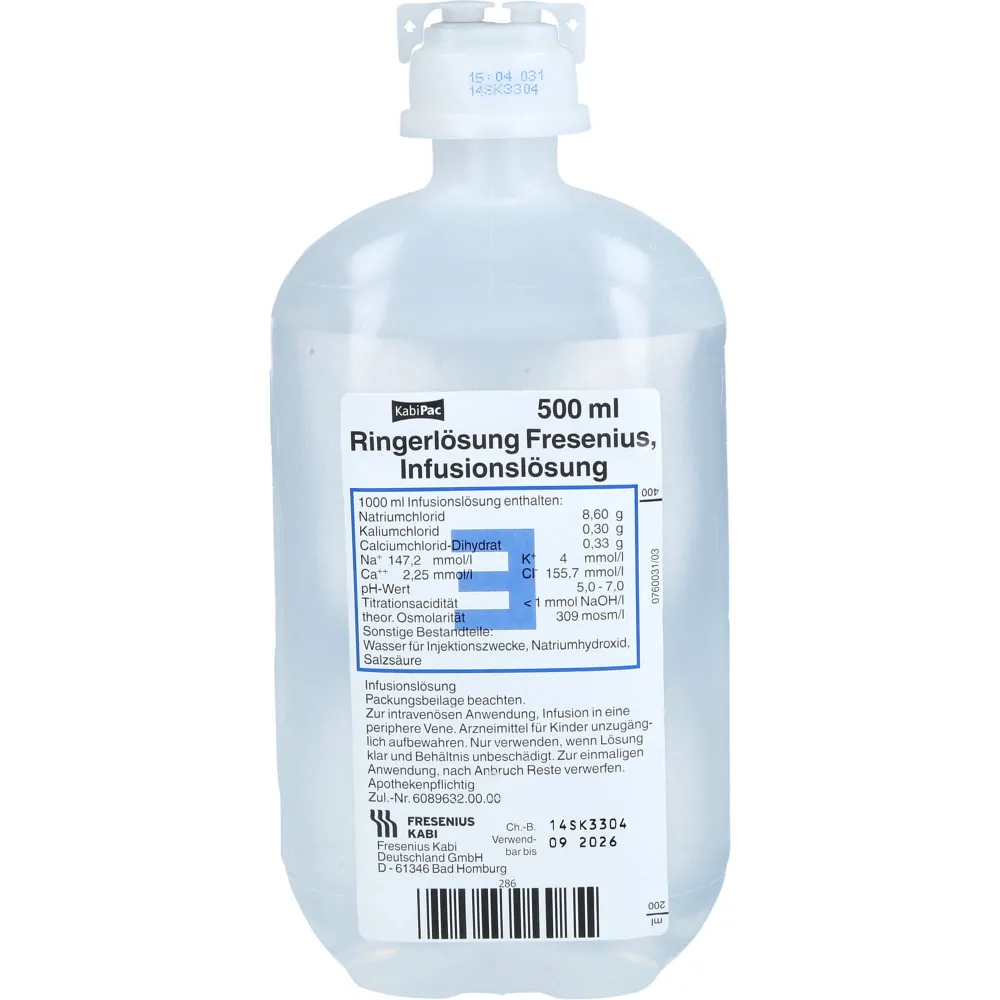 Ringer Lösung Fresenius Plastik 5000 ml