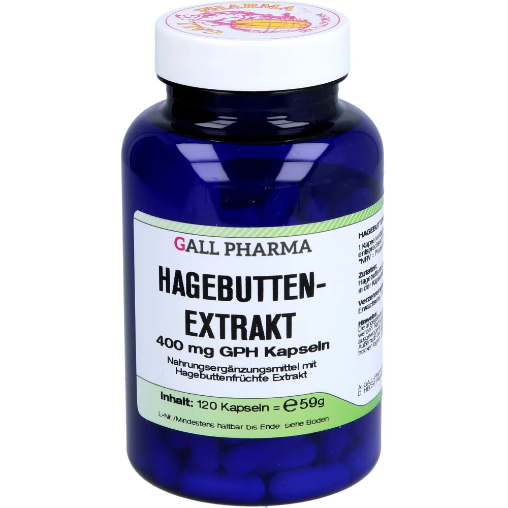 Hagebutten Extrakt 400 mg Gph Kapseln 120 St