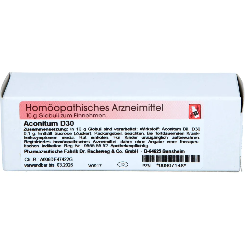 Aconitum D 30 Globuli 10 g