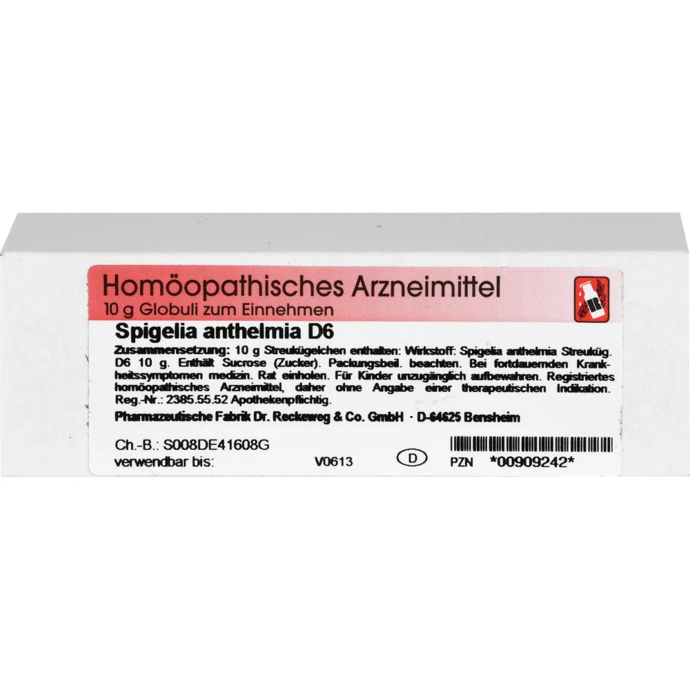 Spigelia Anthelmia D 6 Globuli 10 g
