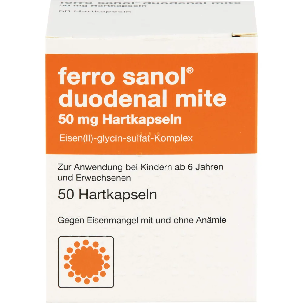 Ferro Sanol duodenal mite 50 mg magensaftr.Hartk. 50 St