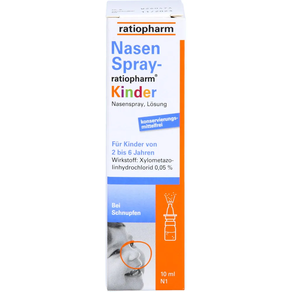 Nasenspray-ratiopharm Kinder kons.frei 10 ml