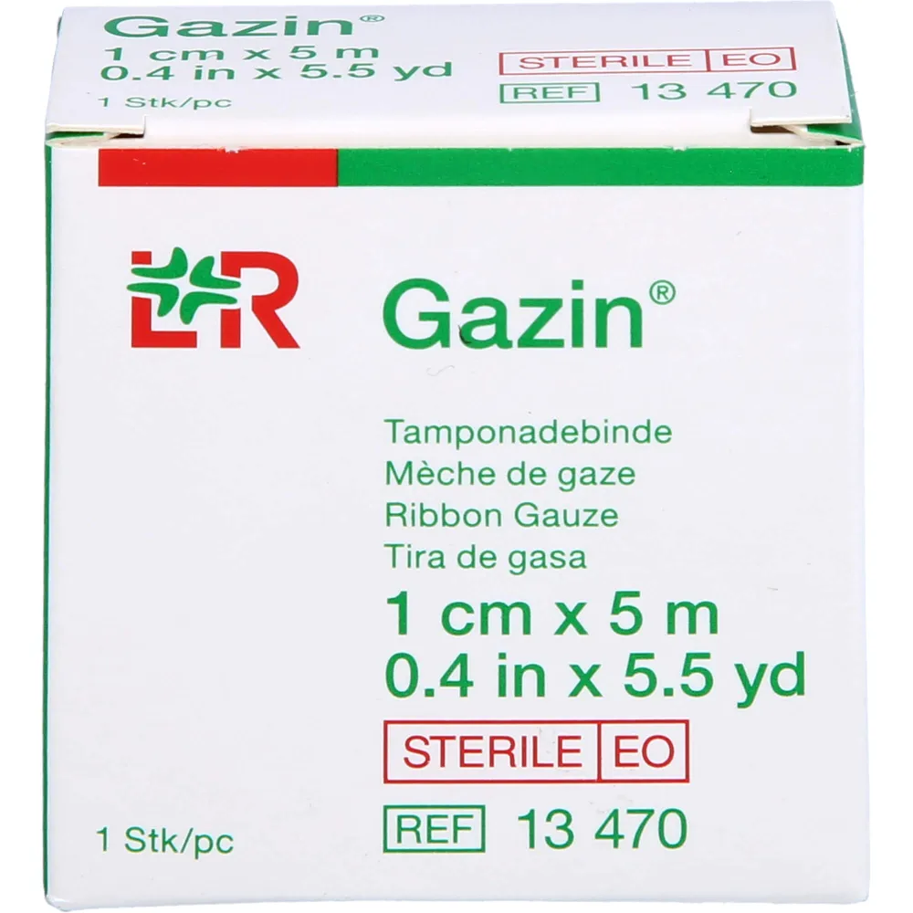 Mullbinden z.Tamponade steril 1 cmx5 m 1 St