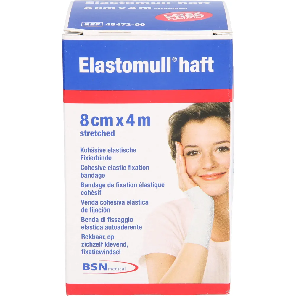 Elastomull haft 8 cmx4 m Fixierbinde 10 St