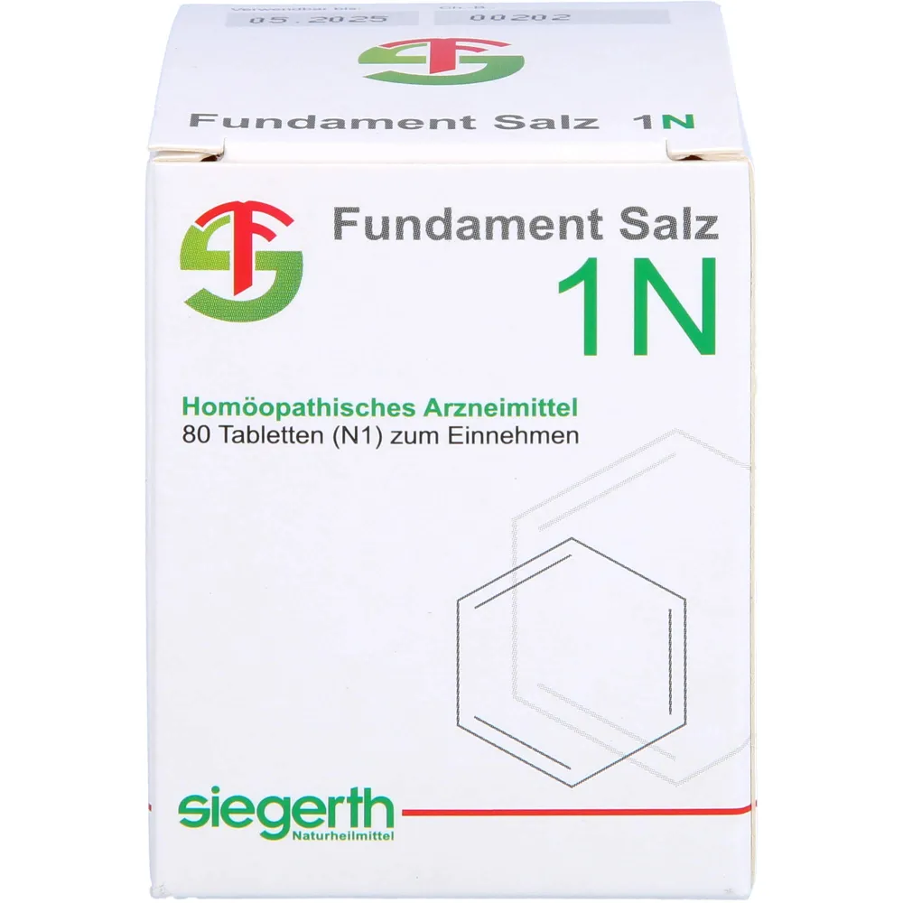 Fundament-Salz I N Tabletten 80 St