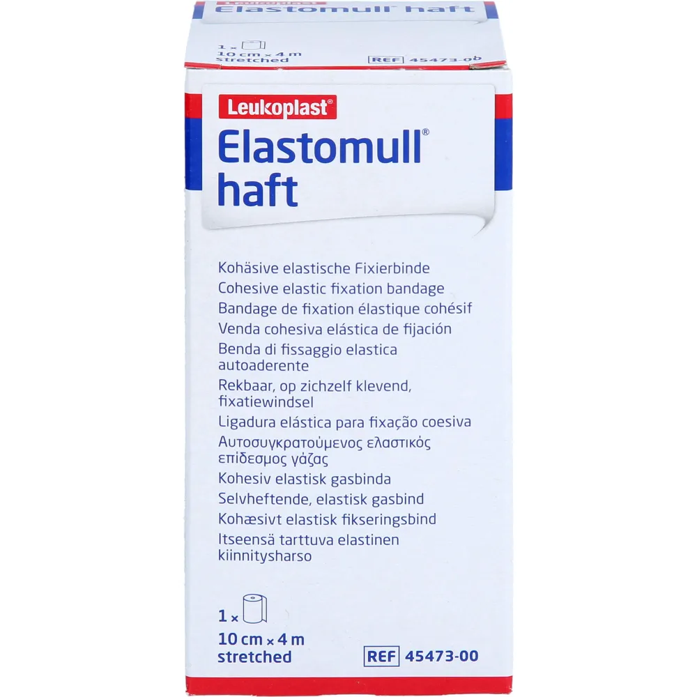 Elastomull haft 10 cmx4 m Fixierbinde 10 St