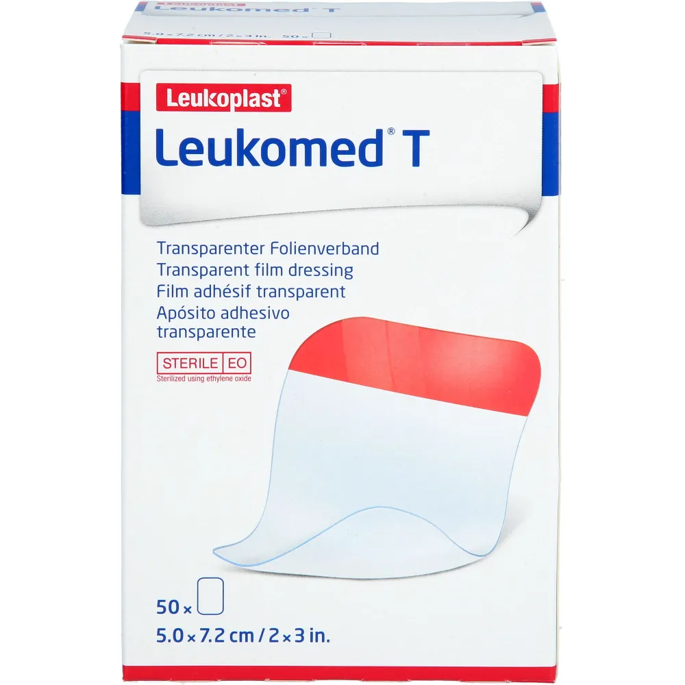Leukomed transp.sterile Pflaster 5x7,2 cm 50 St