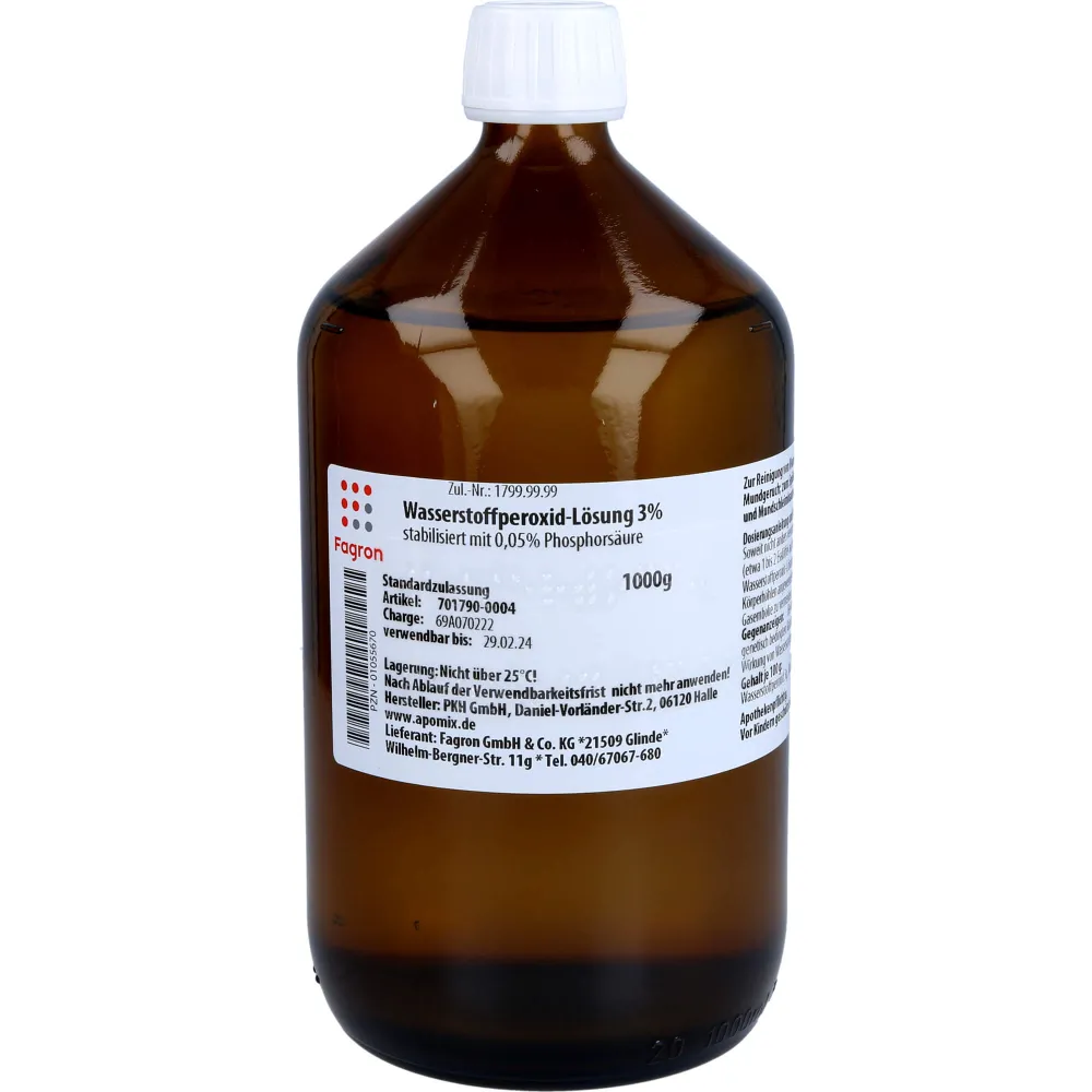 Wasserstoffperoxid Lösung 3% 1000 g