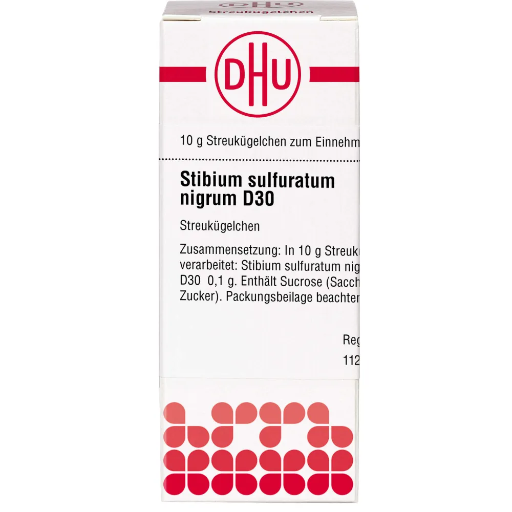 Stibium Sulfuratum Nigrum D 30 Globuli 10 g