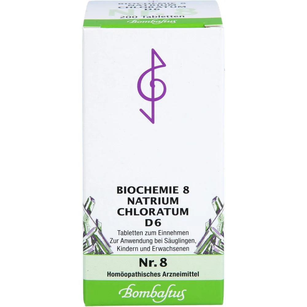 Biochemie 8 Natrium chloratum D 6 Tabletten 200 St