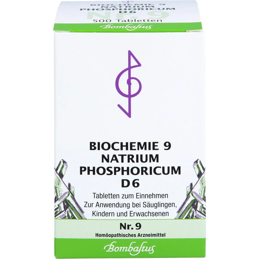 Biochemie 9 Natrium phosphoricum D 6 Tabletten 500 St
