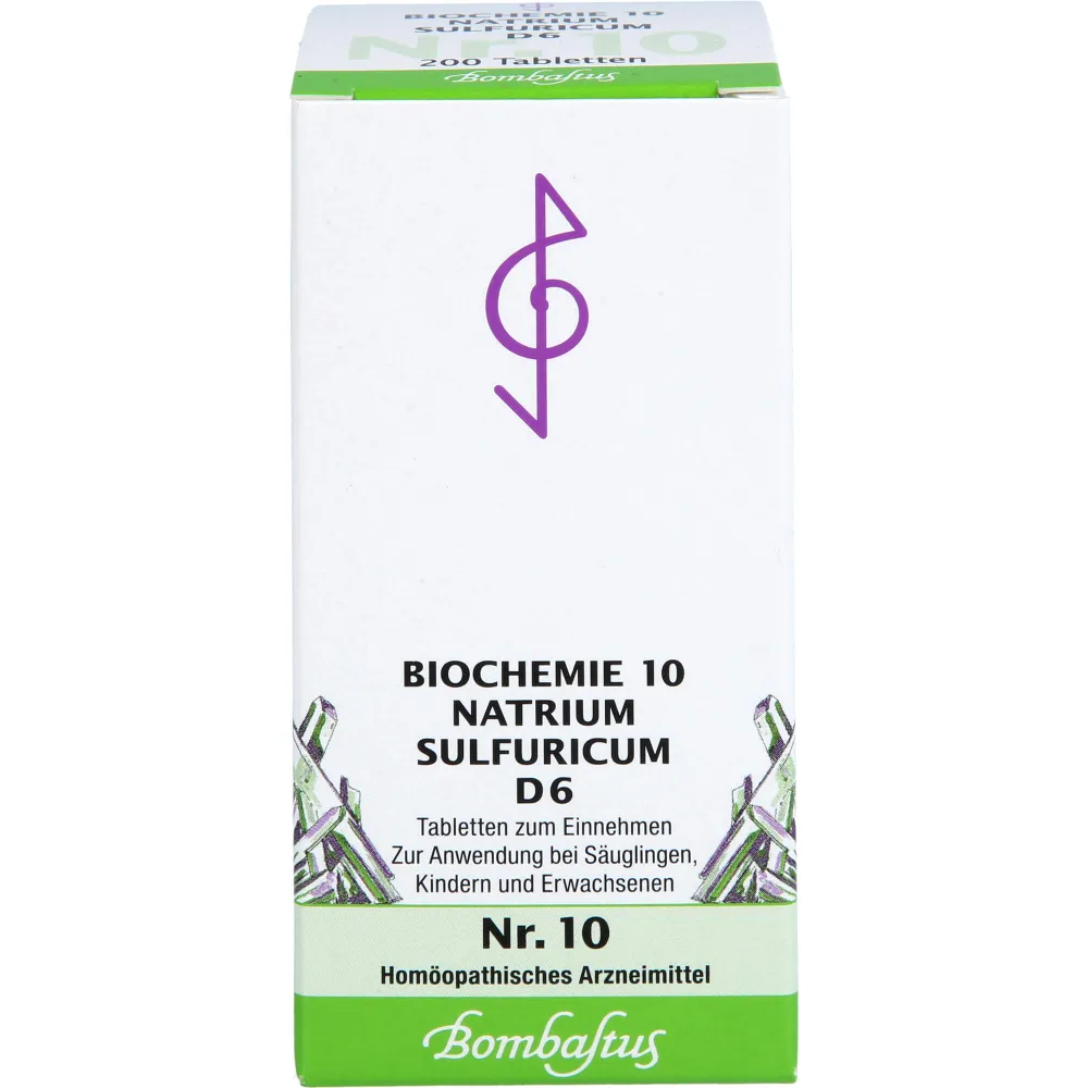Biochemie 10 Natrium sulfuricum D 6 Tabletten 200 St