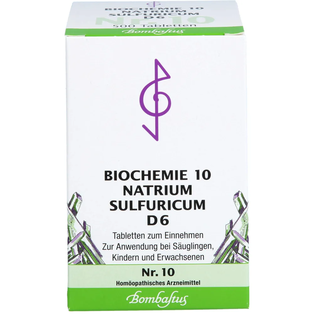 Biochemie 10 Natrium sulfuricum D 6 Tabletten 500 St