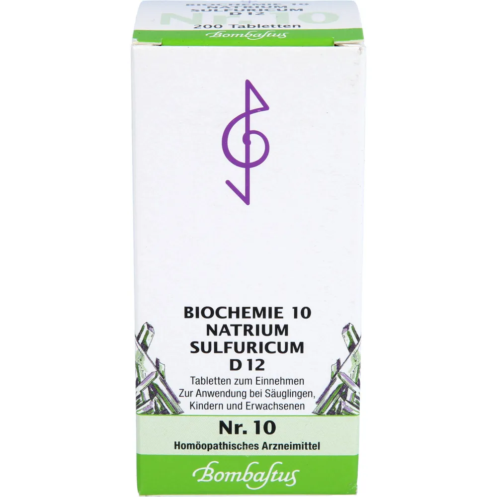 Biochemie 10 Natrium sulfuricum D 12 Tabletten 200 St
