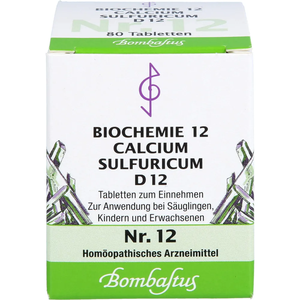 Biochemie 12 Calcium sulfuricum D 12 Tabletten 80 St