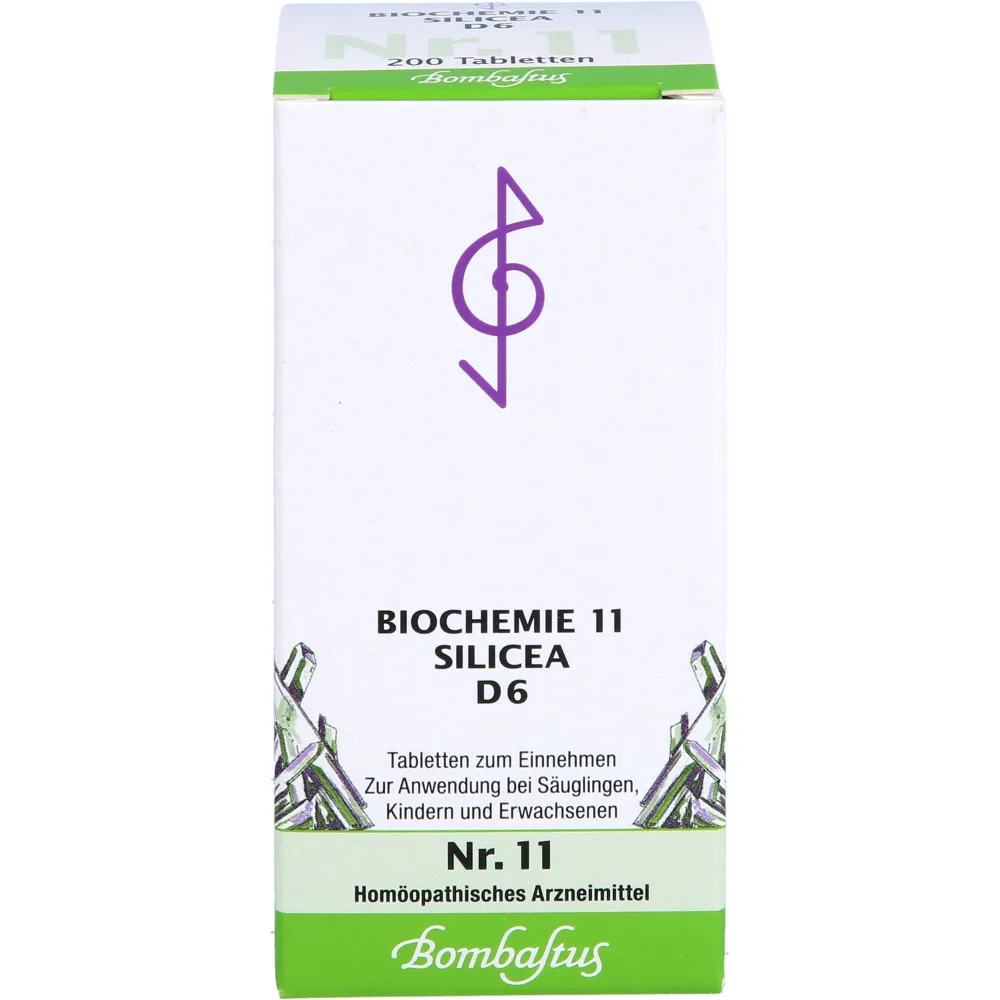 Biochemie 11 Silicea D 6 Tabletten 200 St