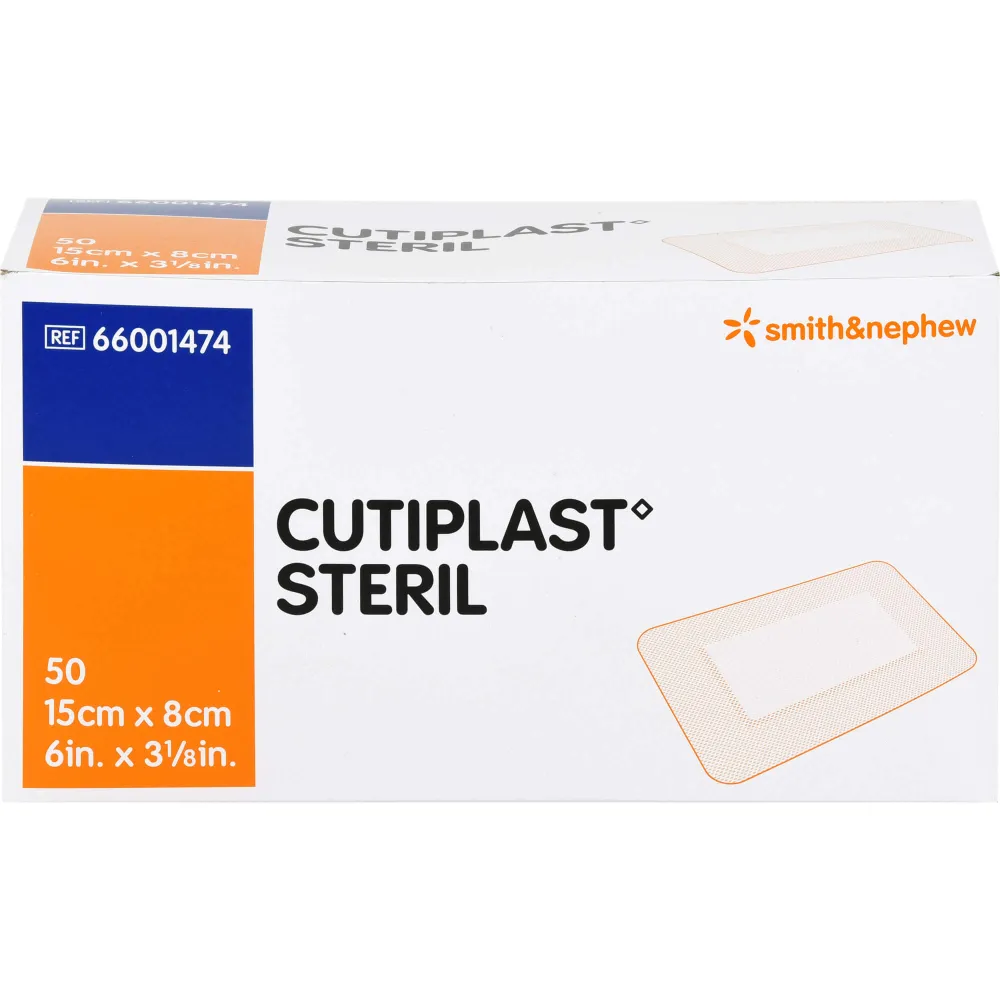 Cutiplast steril Wundverband 8x15 cm 50 St