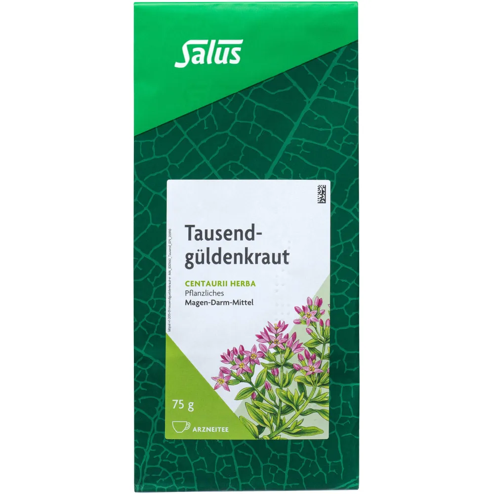 Tausendgüldenkraut Arzneitee Centaurii herba Salus 75 g
