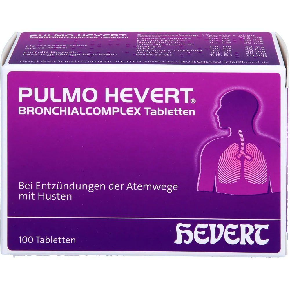 Pulmo Hevert Bronchialcomplex Tabletten 100 St