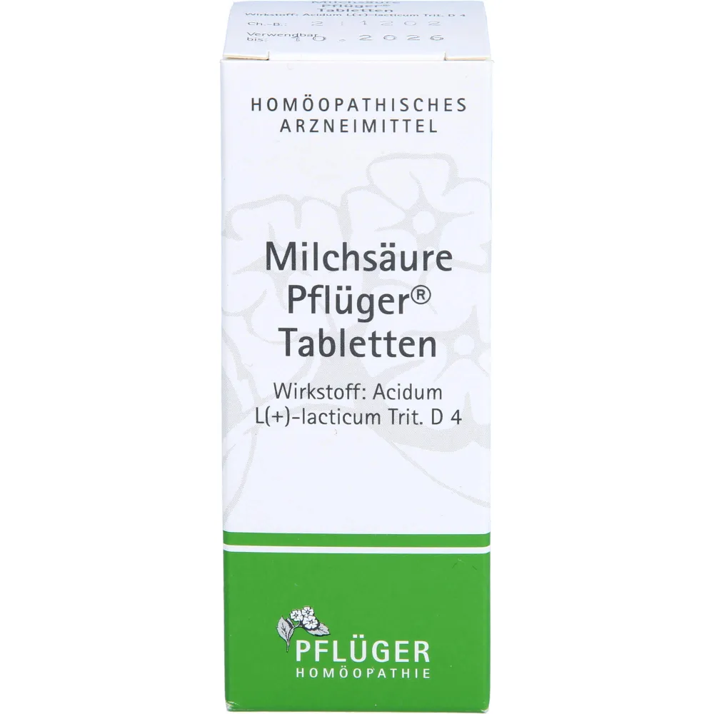 Milchsäure Pflüger Tabletten 100 St