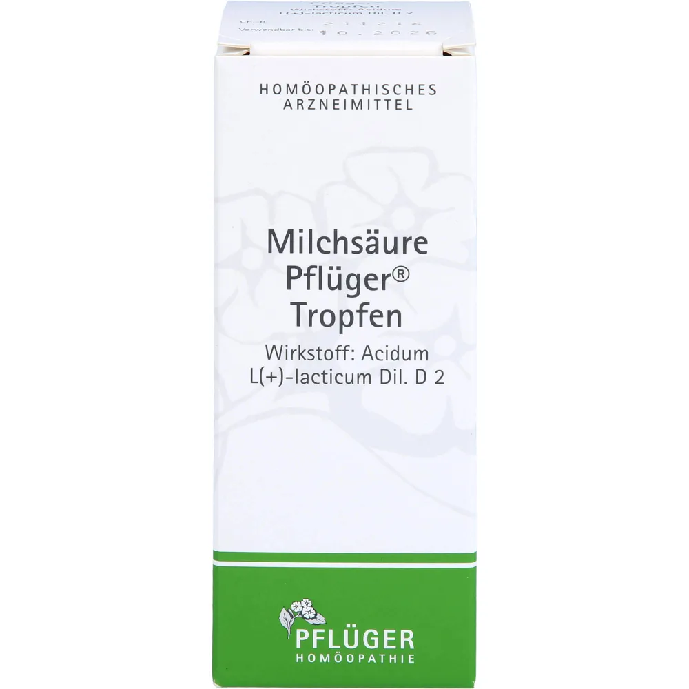 Milchsäure Pflüger Tropfen 100 ml
