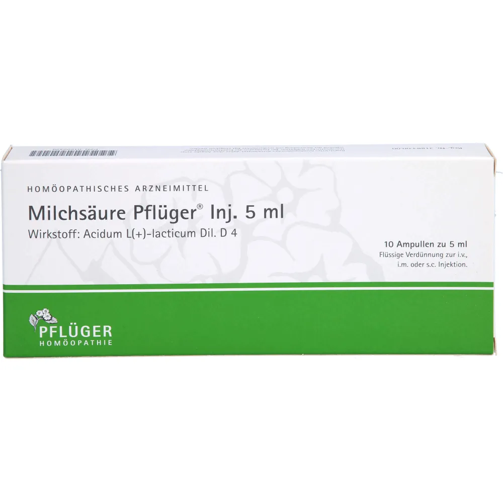 Milchsäure Pflüger Injektionslösung 5 ml 10 St