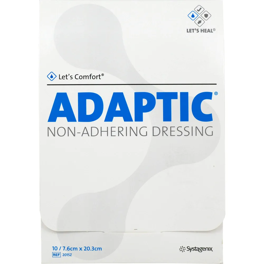 Adaptic 7,6x20,3 cm feuchte Wundauflage 2015Z 10 St