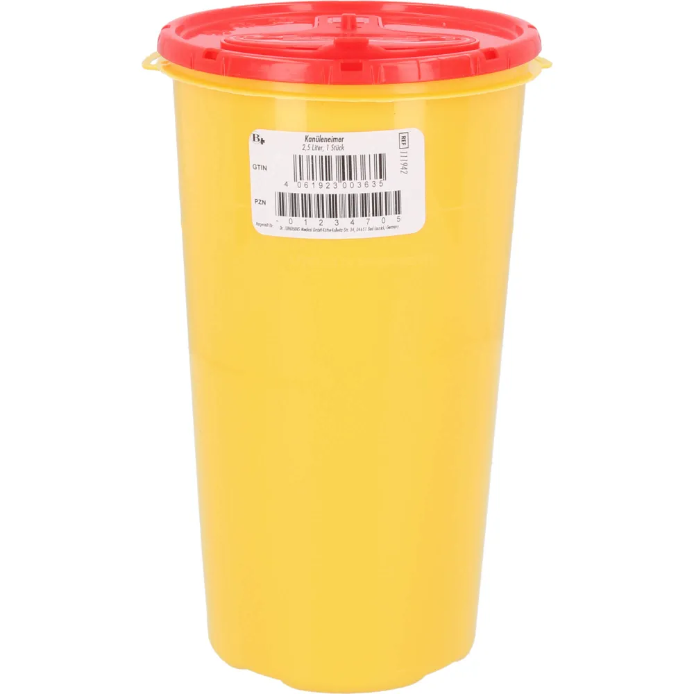 Kanüleneimer 2,5 l gelb 1 St