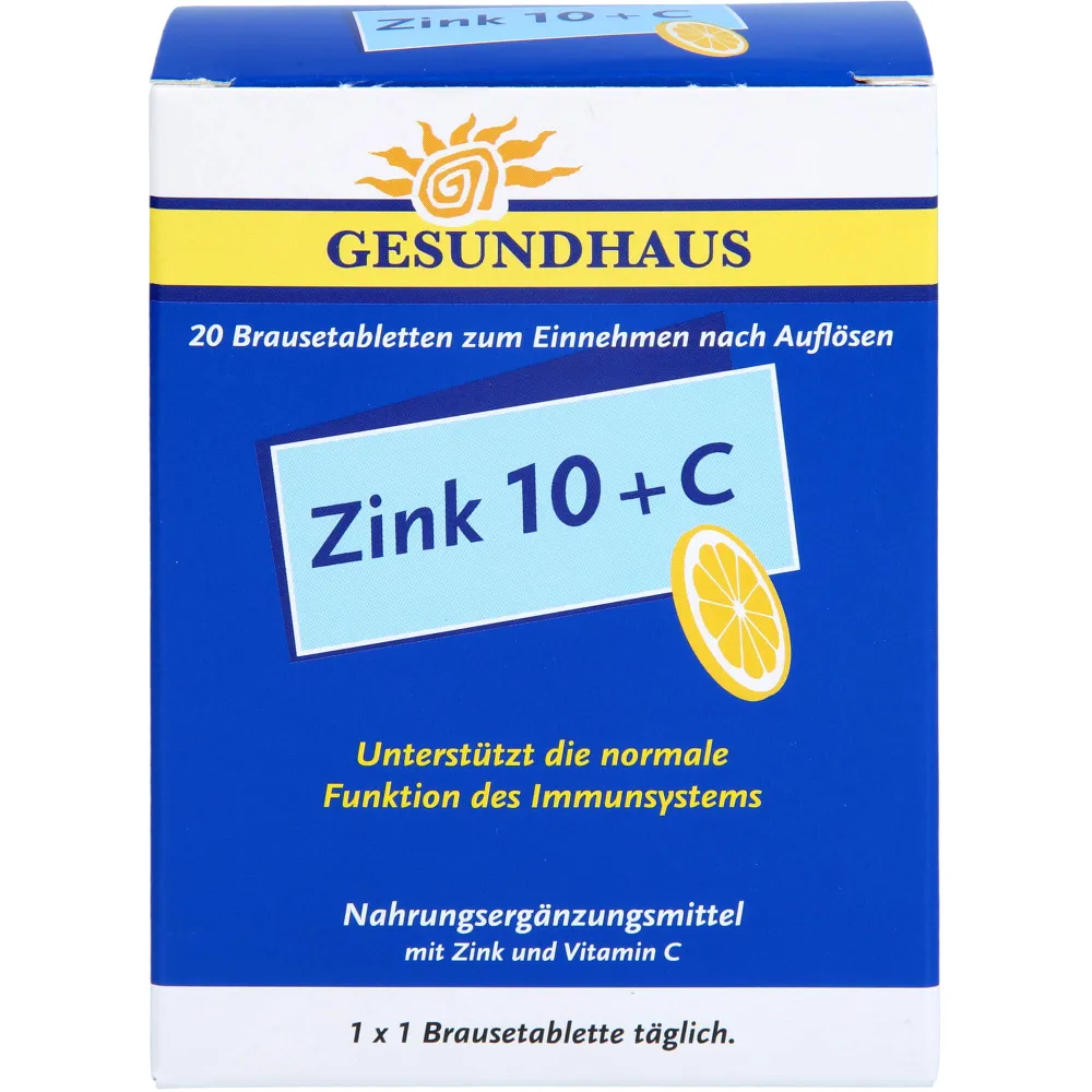 Zink 10+C Brausetabletten 20 St