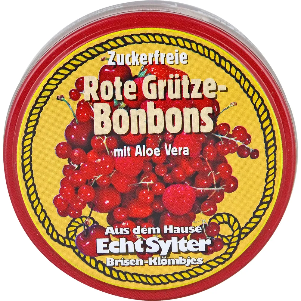 Echt Sylter Rote Grütze Bonbons zuckerfrei 70 g