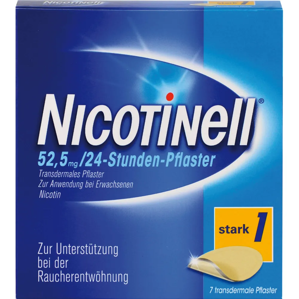 Nicotinell 21 mg/24-Stunden-Pflaster 52,5mg 7 St
