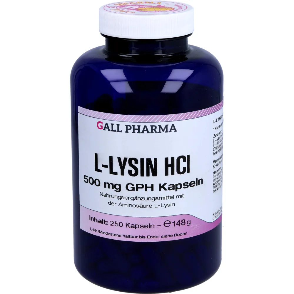 L-Lysin 500 mg Kapseln 250 St