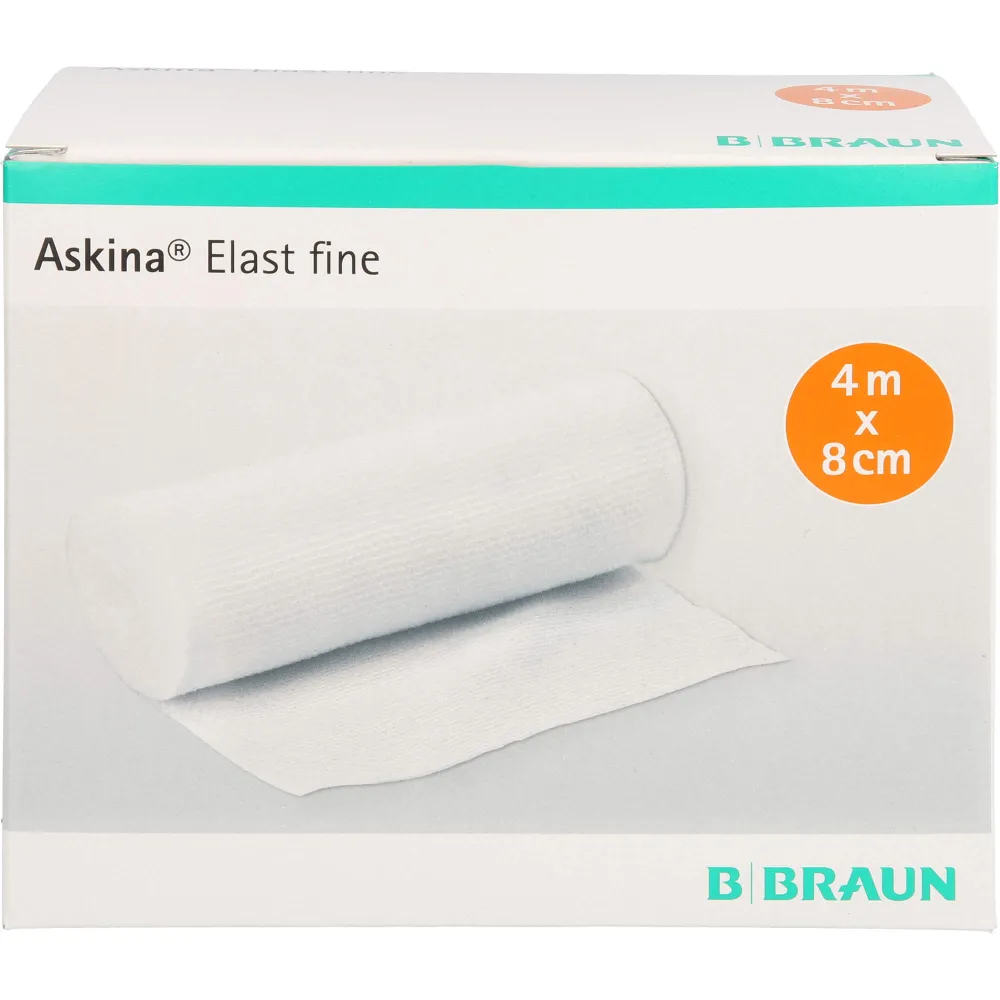 Askina Elast Fine Binde 8 cmx4 m lose 20 St