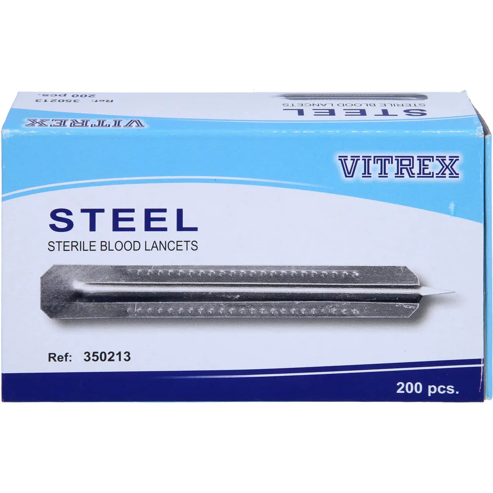 Blutlanzetten Metall einfach 200 St